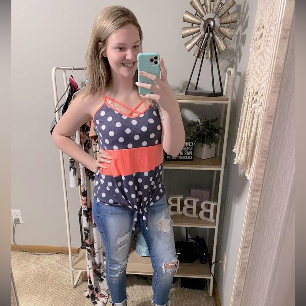 BRAND NEW Lovely Melody Crisscross Tank
